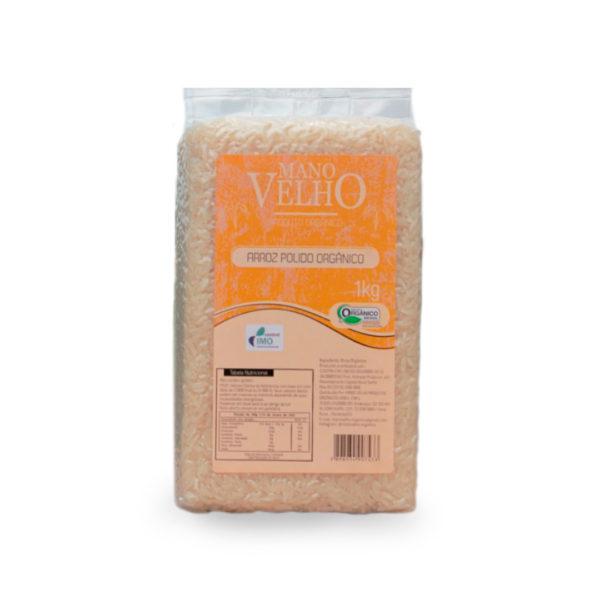 Arroz polido orgânico - Mano velho