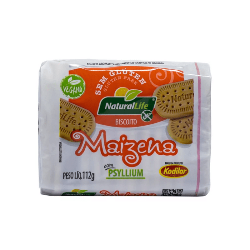 Biscoito Maizena com Psyllium - Natural life