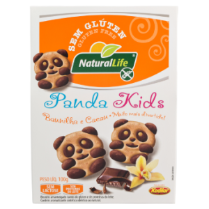 Biscoito Panda Kids Baunilha e Cacau - Natural life