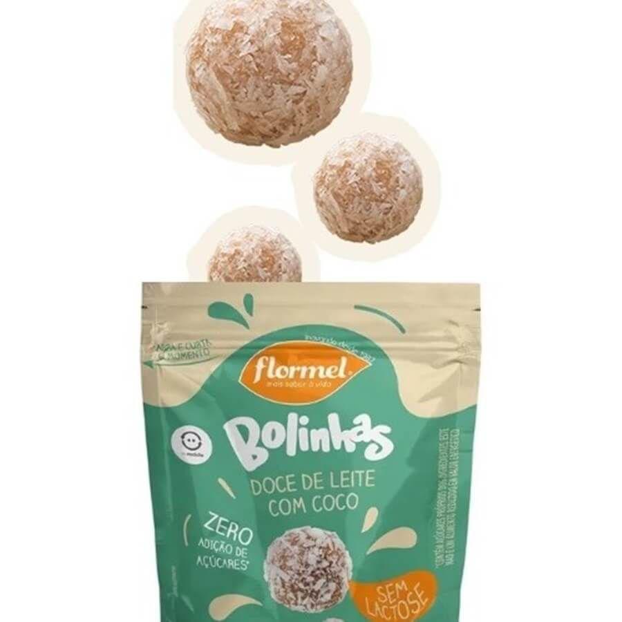 Bolinha doce de leite c/ coco (sem lactose) - Flormel