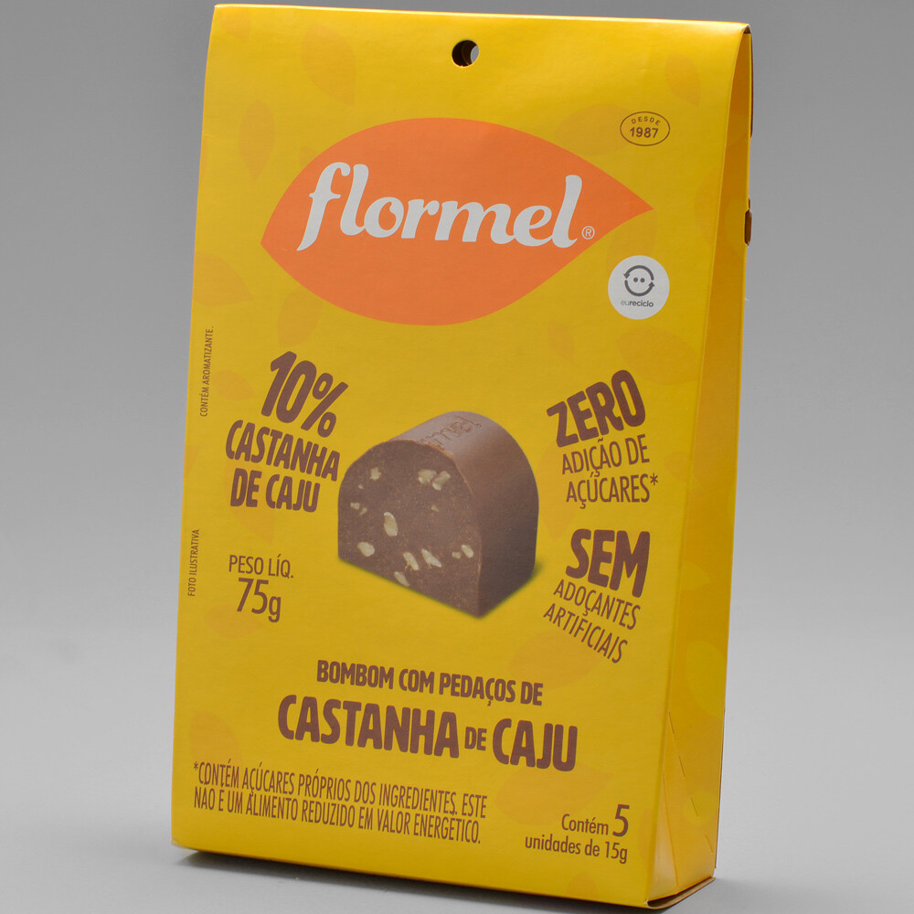 Bombom castanha de caju - Flormel
