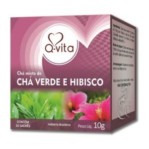Chá Verde e Hibisco - Qvita
