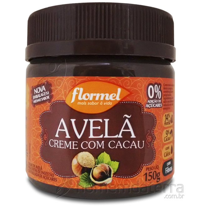 Creme avelã c/ cacau - Flormel
