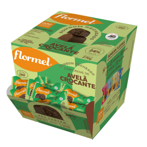 Bombom avelã crocante (18 unidades) - Flormel