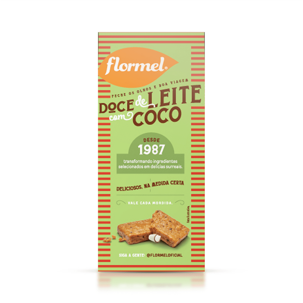 Doce de leite com coco (3 unidades) - Flormel