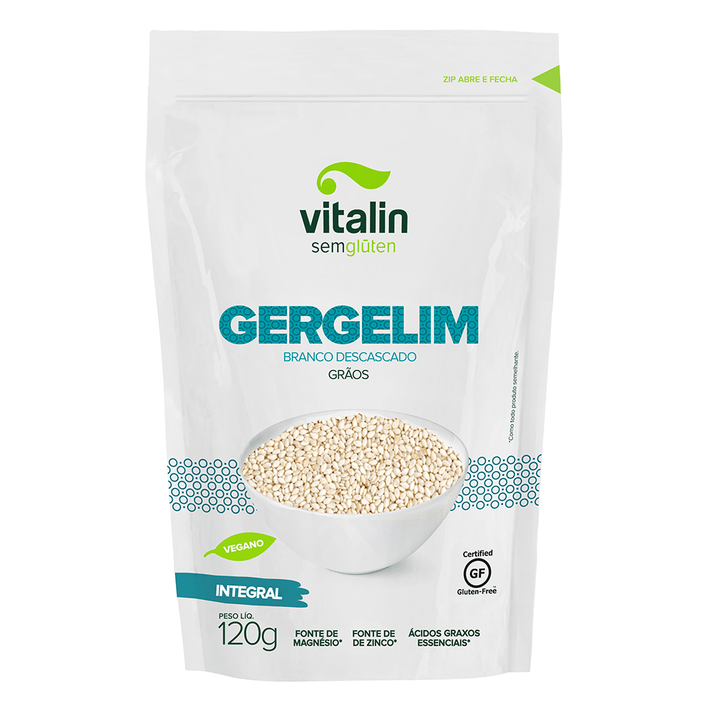 Gergelim Branco Descascado - Vitalin