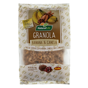 Granola Banana e Canela - Natural life