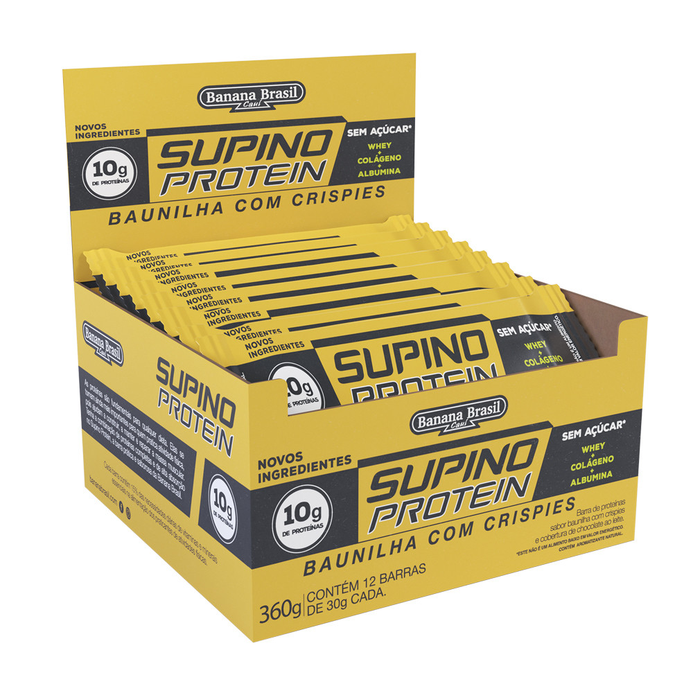 Supino Protein Baunilha - Banana Brasil