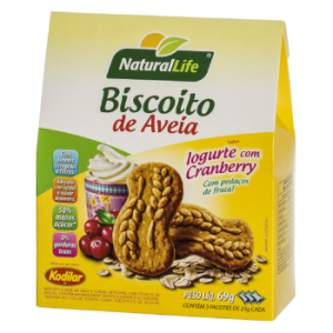 Biscoito de Aveia Iogurte com Cranberry - Natural life