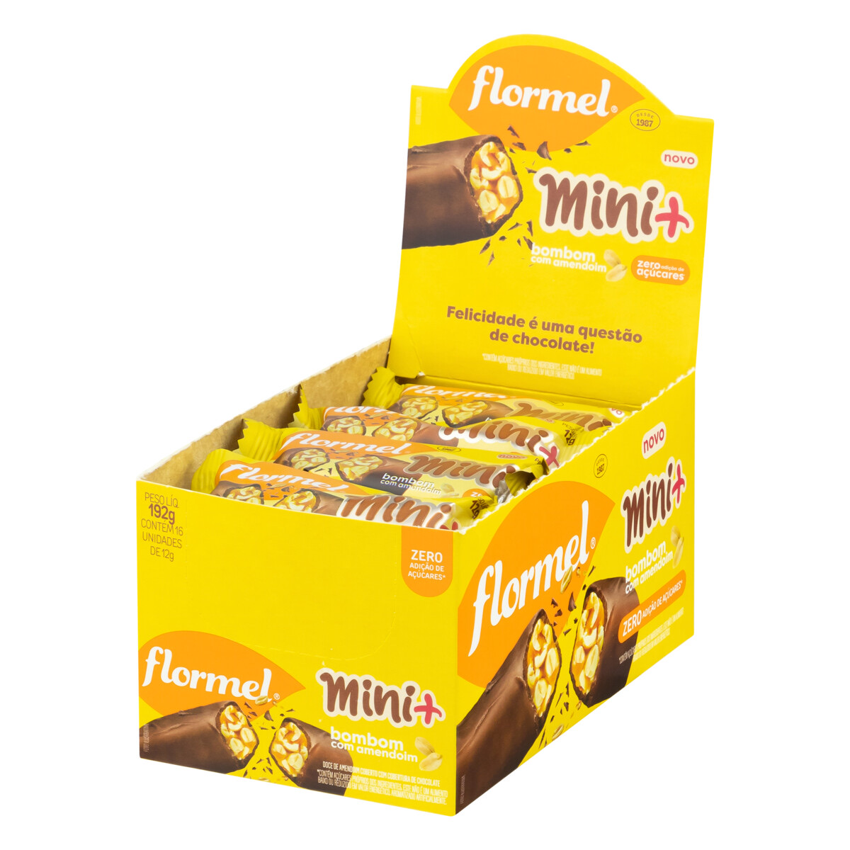 Mini + amendoim - Flormel